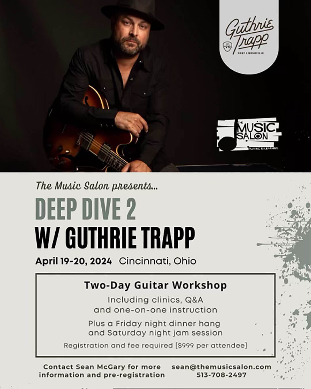 The Music Salon Deep Dive 2 Flyer