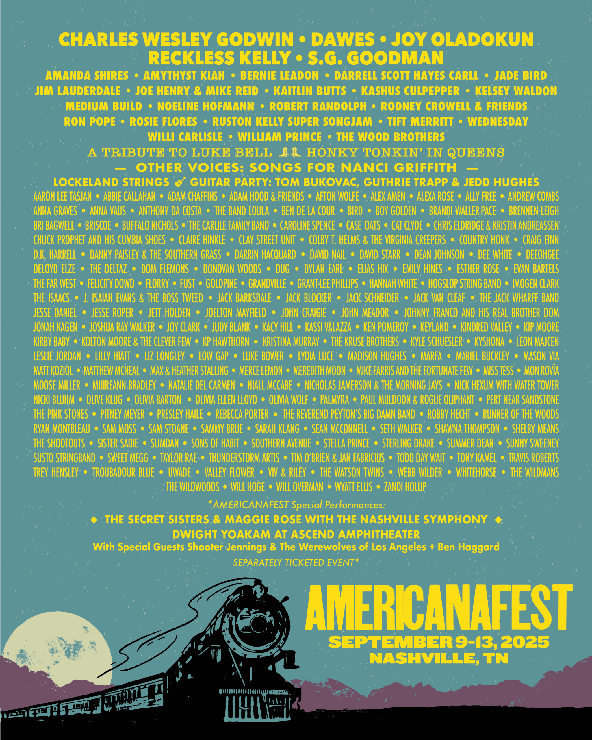 Ama 2025 Lineup Flyer