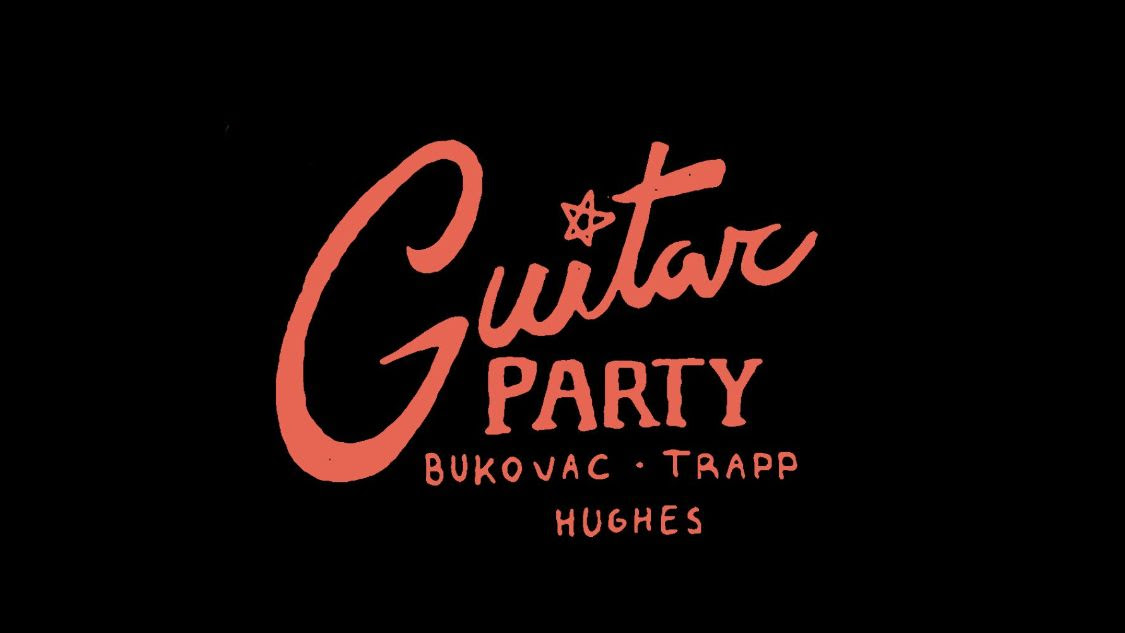 Guitar Party Logo Black Red Guitar Party Logo Black Red